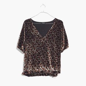 Velvet Madewell Flower Top